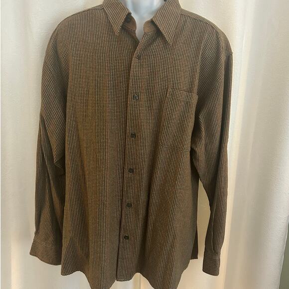 Firethorn Silver Herringbone Hunting Shooting Wool Shirt XXL - Picture 1 of 12